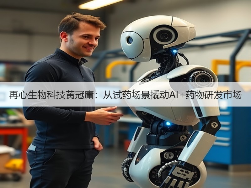再心生物科技黄冠庸：从试药场景撬动AI+药物研发市场