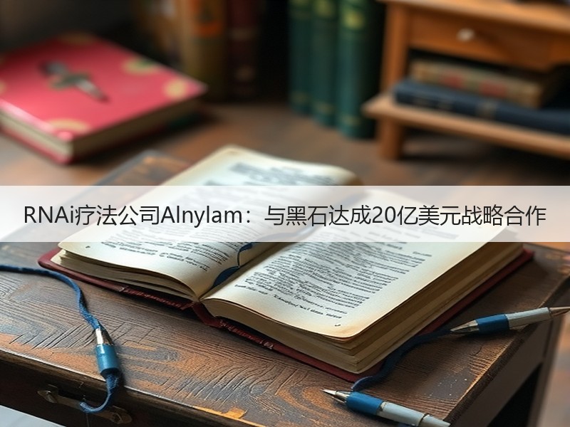 RNAi疗法公司Alnylam：与黑石达成20亿美元战略合作