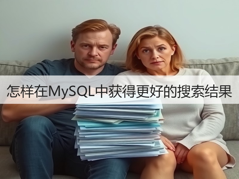 怎样在MySQL中获得更好的搜索结果