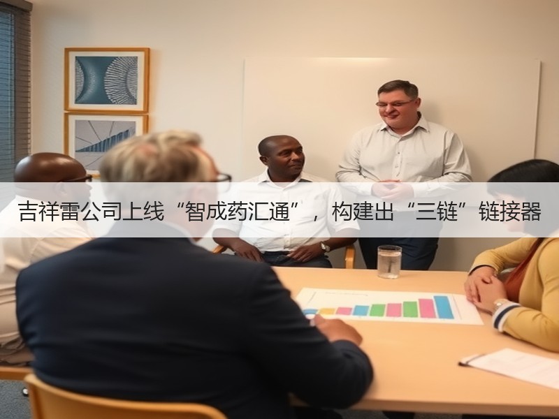 吉祥雷公司上线“智成药汇通”，构建出“三链”链接器