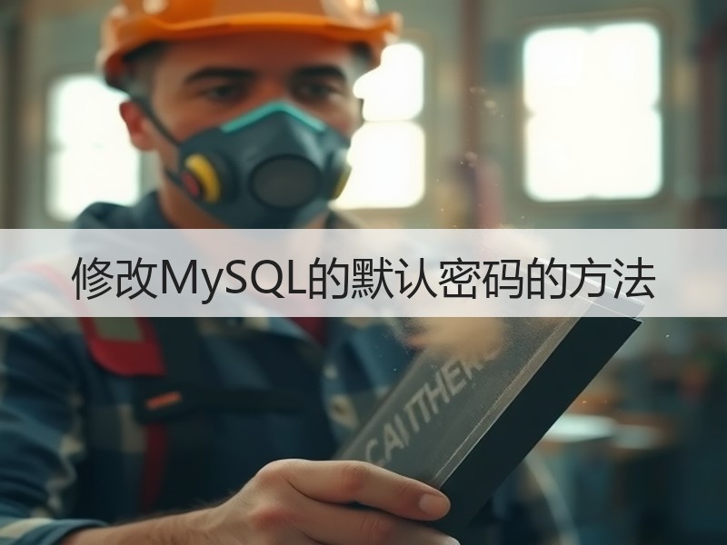 修改MySQL的默认密码的方法