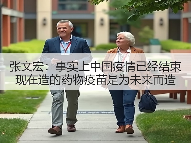 张文宏：事实上中国疫情已经结束 现在造的药物疫苗是为未来而造
