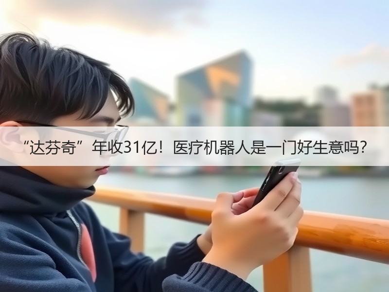 “达芬奇”年收31亿！医疗机器人是一门好生意吗？