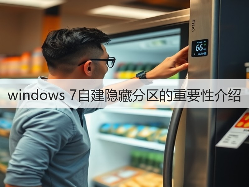 windows 7自建隐藏分区的重要性介绍