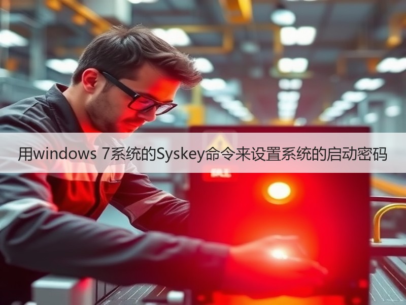 用windows 7系统的Syskey命令来设置系统的启动密码