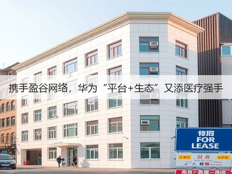 携手盈谷网络，华为“平台+生态”又添医疗强手