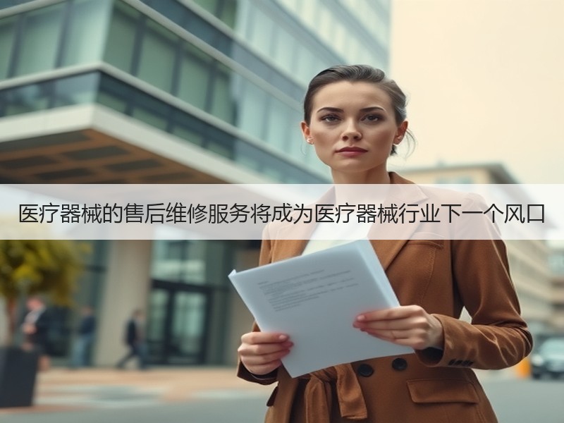 医疗器械的售后维修服务将成为医疗器械行业下一个风口
