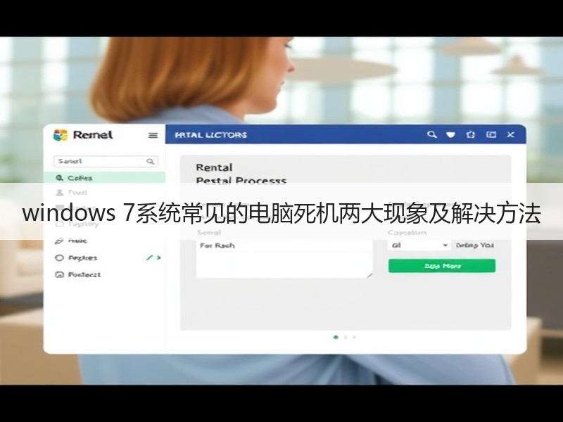 windows 7系统常见的电脑死机两大现象及解决方法
