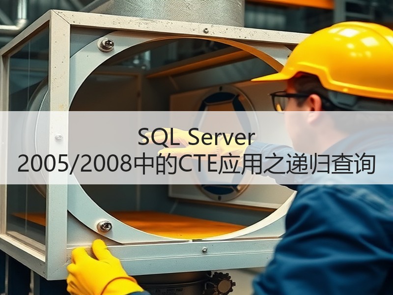 SQL Server 2005/2008中的CTE应用之递归查询