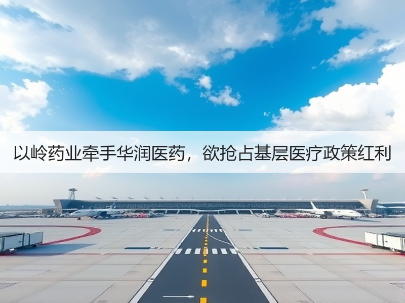 以岭药业牵手华润医药，欲抢占基层医疗政策红利
