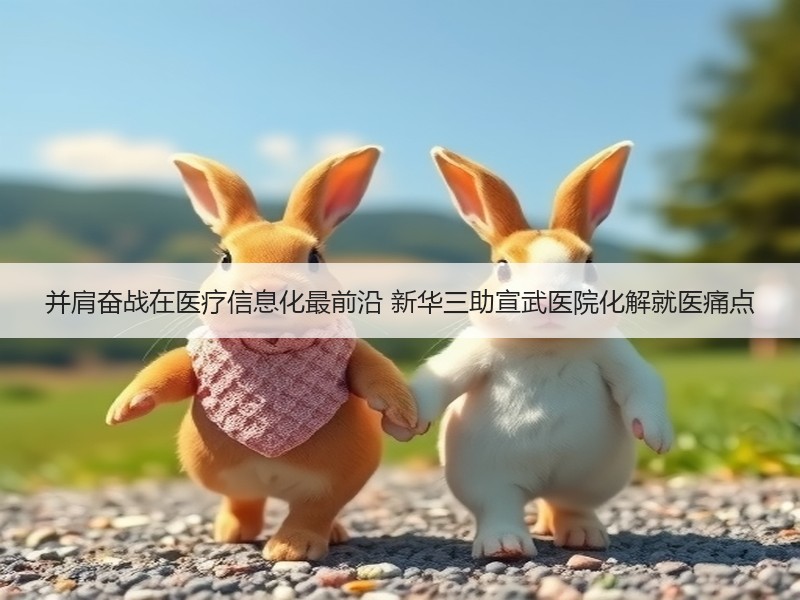 并肩奋战在医疗信息化最前沿 新华三助宣武医院化解就医痛点