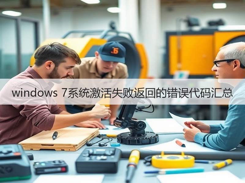 windows 7系统激活失败返回的错误代码汇总