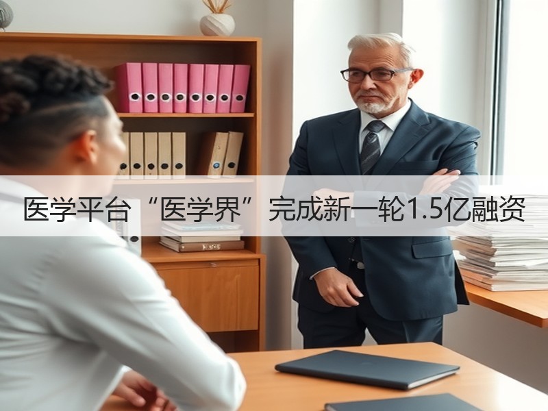 医学平台“医学界”完成新一轮1.5亿融资