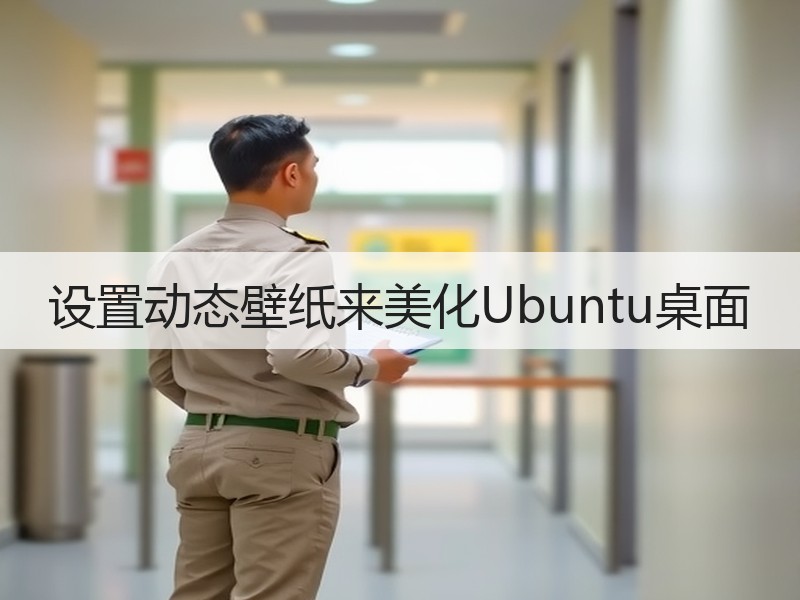 设置动态壁纸来美化Ubuntu桌面