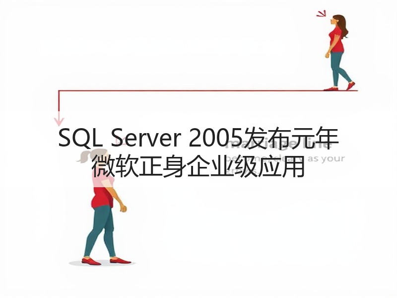 SQL Server 2005发布元年 微软正身企业级应用