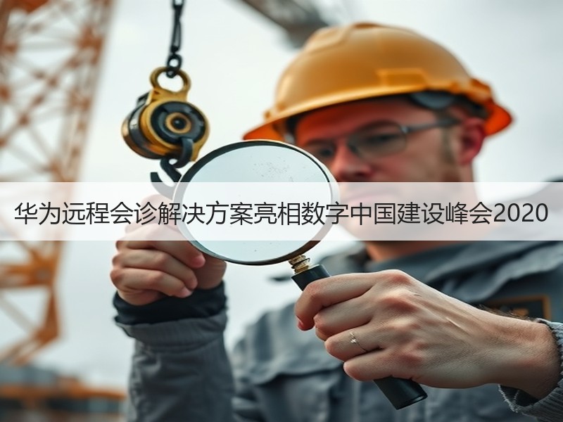 华为远程会诊解决方案亮相数字中国建设峰会2020