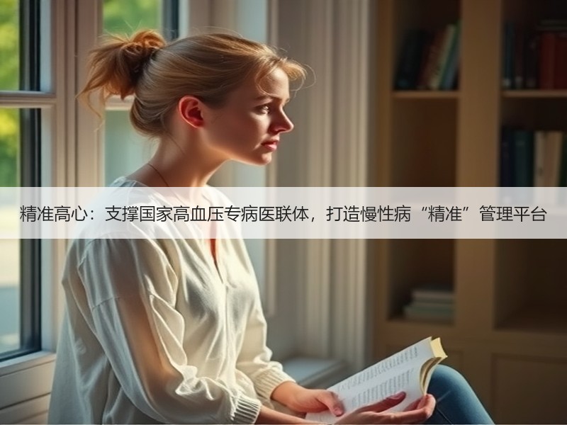 精准高心：支撑国家高血压专病医联体，打造慢性病“精准”管理平台