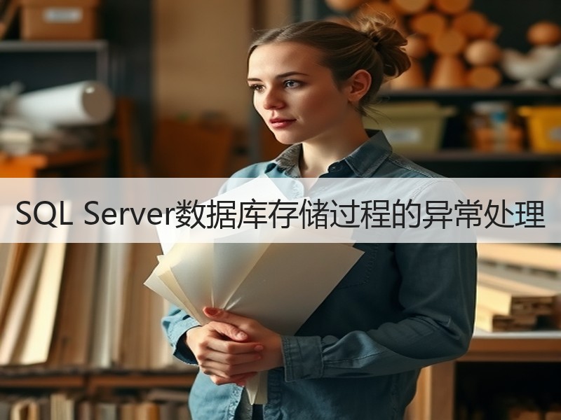 SQL Server数据库存储过程的异常处理