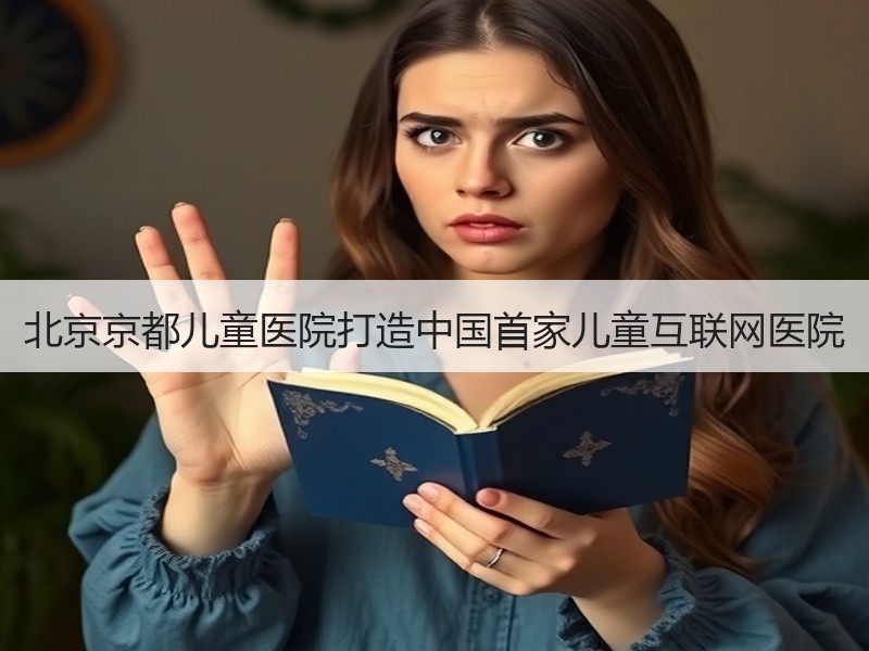 北京京都儿童医院打造中国首家儿童互联网医院