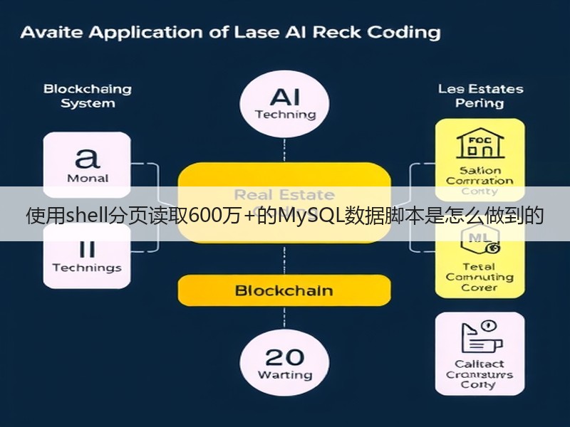 使用shell分页读取600万+的MySQL数据脚本是怎么做到的