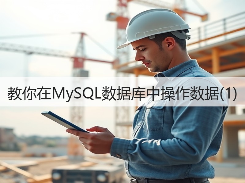 教你在MySQL数据库中操作数据(1)
