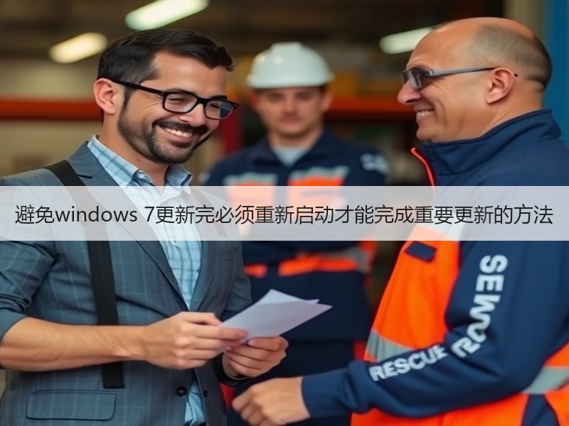 避免windows 7更新完必须重新启动才能完成重要更新的方法
