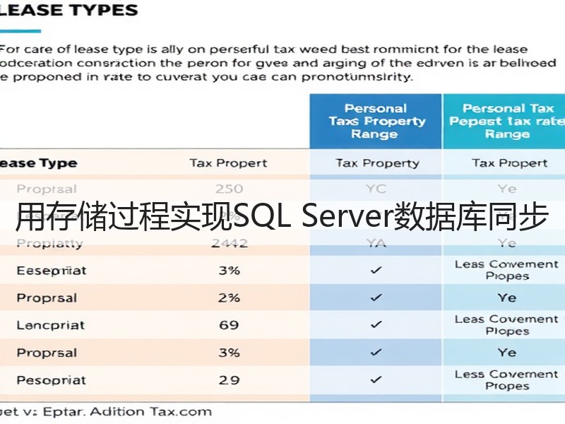 用存储过程实现SQL Server数据库同步