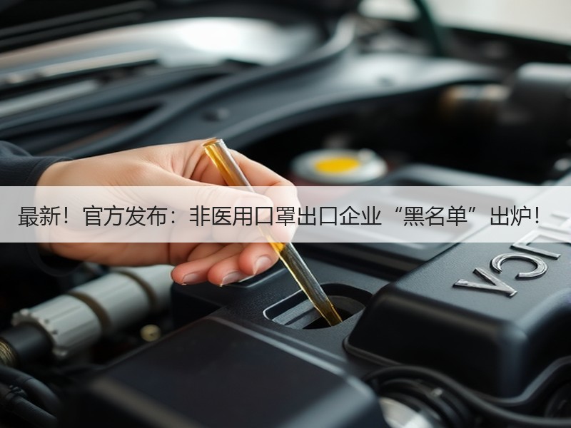 最新！官方发布：非医用口罩出口企业“黑名单”出炉！