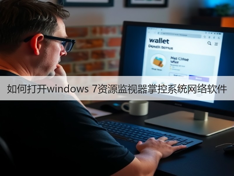 如何打开windows 7资源监视器掌控系统网络软件