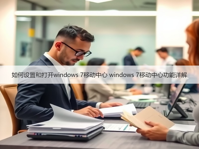 如何设置和打开windows 7移动中心 windows 7移动中心功能详解