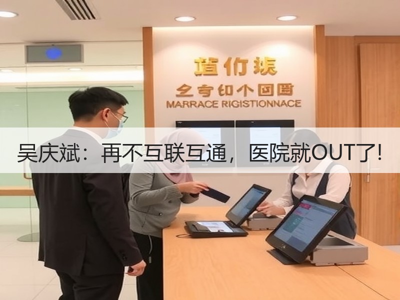 吴庆斌：再不互联互通，医院就OUT了!