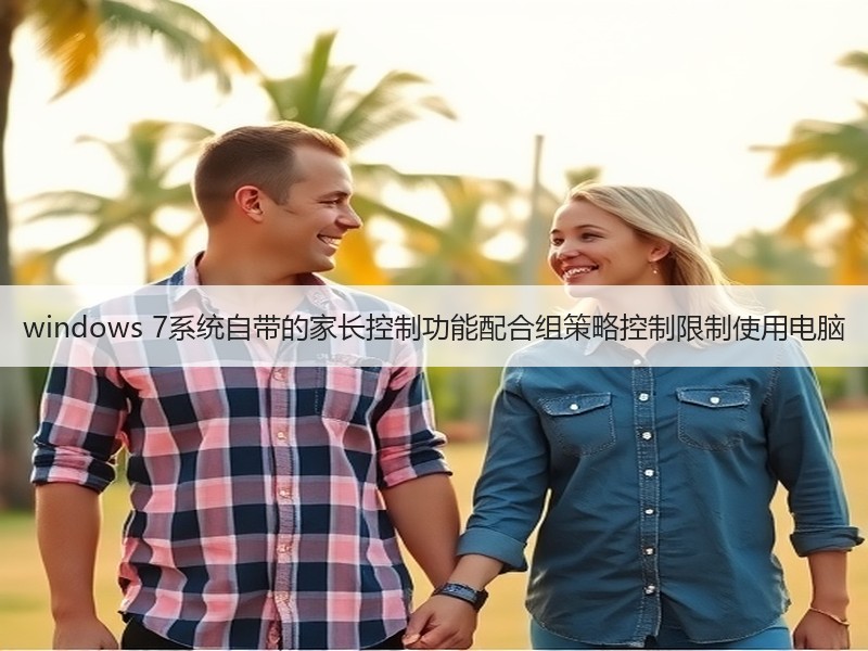 windows 7系统自带的家长控制功能配合组策略控制限制使用电脑