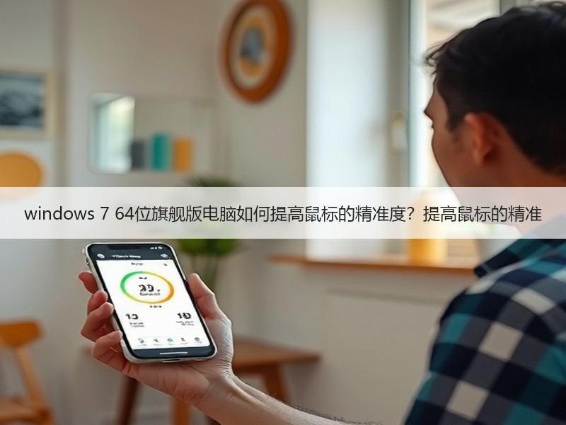 windows 7 64位旗舰版电脑如何提高鼠标的精准度？提高鼠标的精准