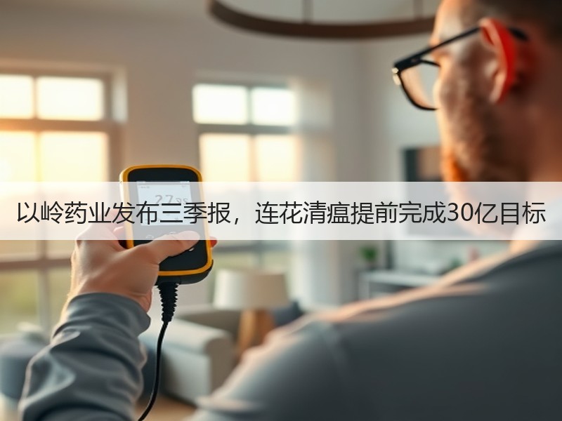 以岭药业发布三季报，连花清瘟提前完成30亿目标