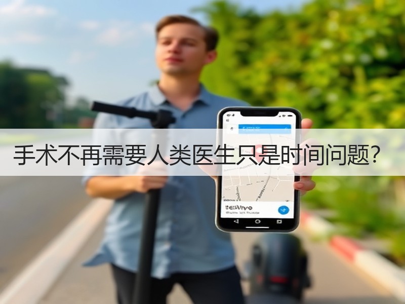 手术不再需要人类医生只是时间问题？