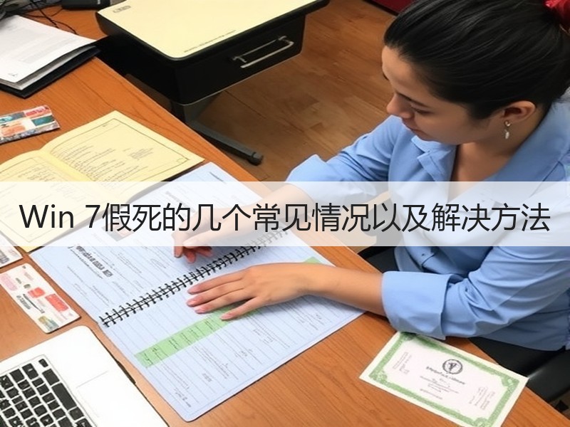Win 7假死的几个常见情况以及解决方法