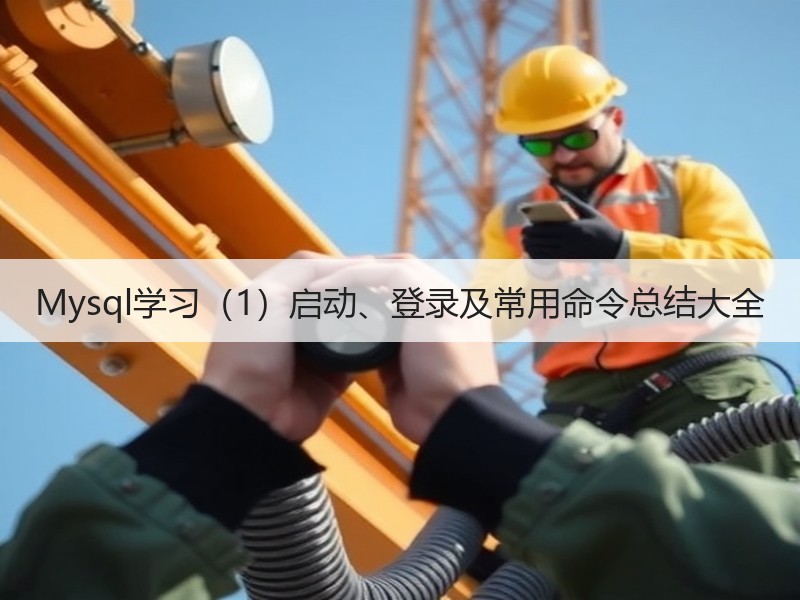 Mysql学习（1）启动、登录及常用命令总结大全