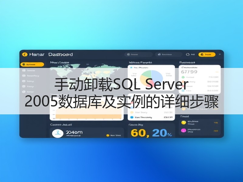 手动卸载SQL Server 2005数据库及实例的详细步骤
