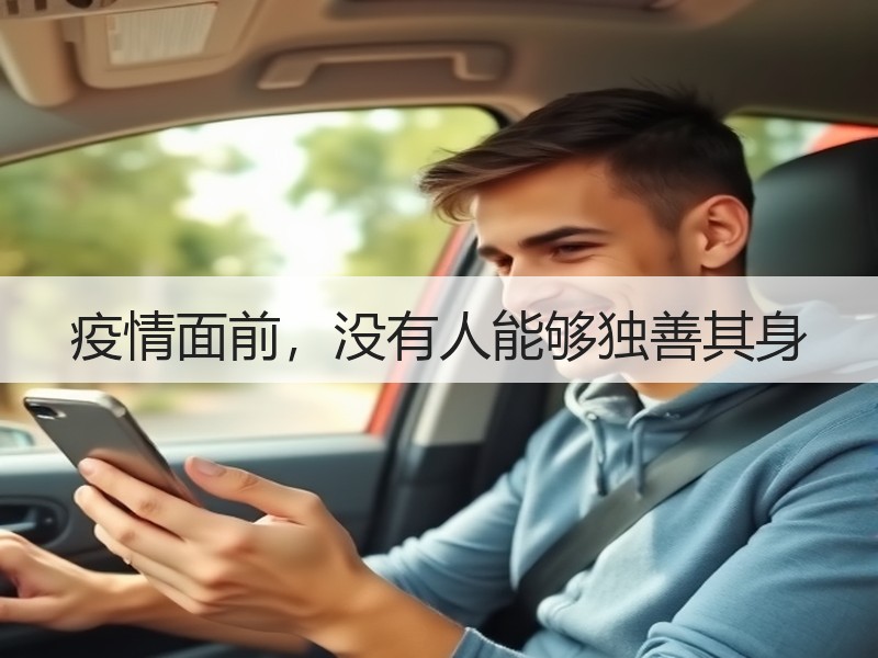 疫情面前，没有人能够独善其身