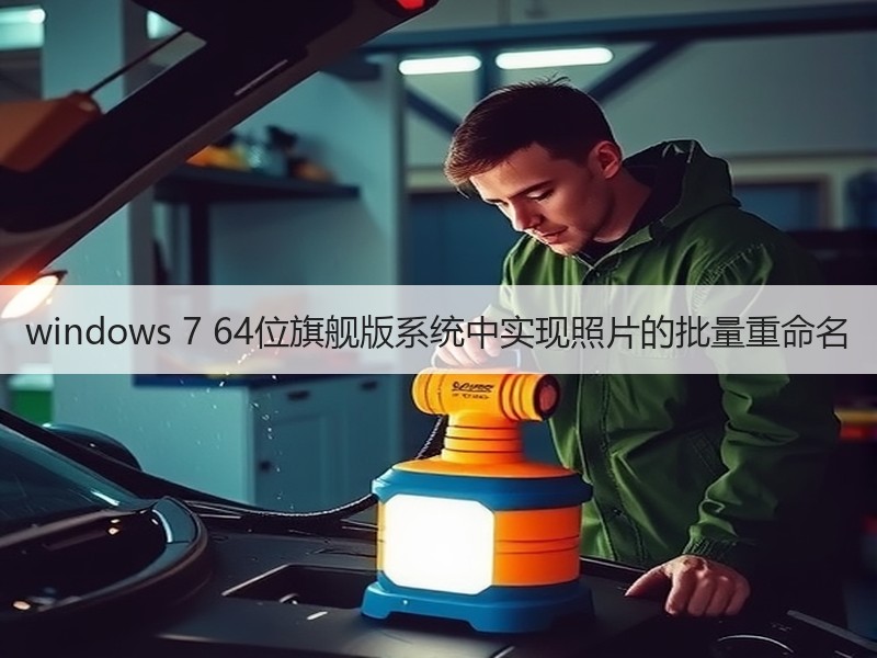 windows 7 64位旗舰版系统中实现照片的批量重命名