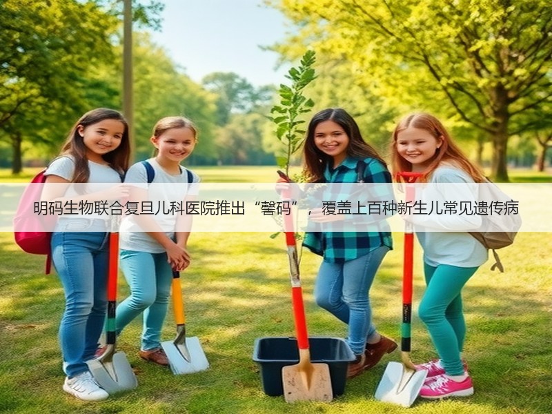 明码生物联合复旦儿科医院推出“馨码”，覆盖上百种新生儿常见遗传病