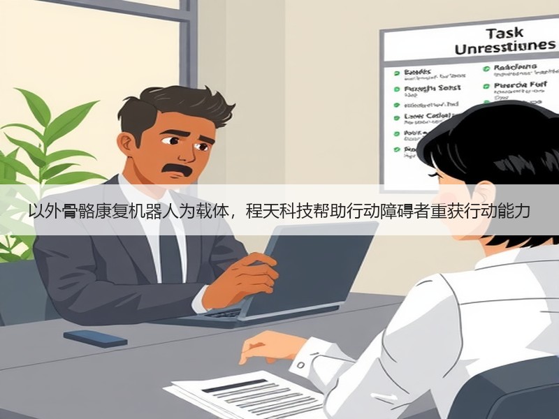 以外骨骼康复机器人为载体，程天科技帮助行动障碍者重获行动能力