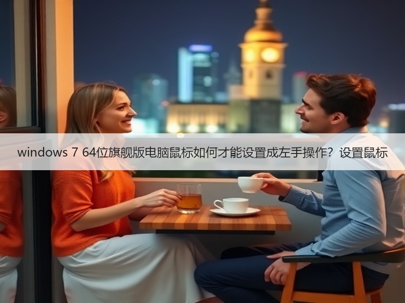windows 7 64位旗舰版电脑鼠标如何才能设置成左手操作？设置鼠标