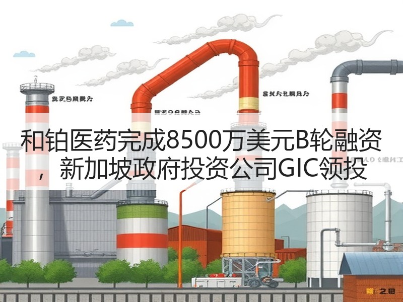 和铂医药完成8500万美元B轮融资 ，新加坡政府投资公司GIC领投