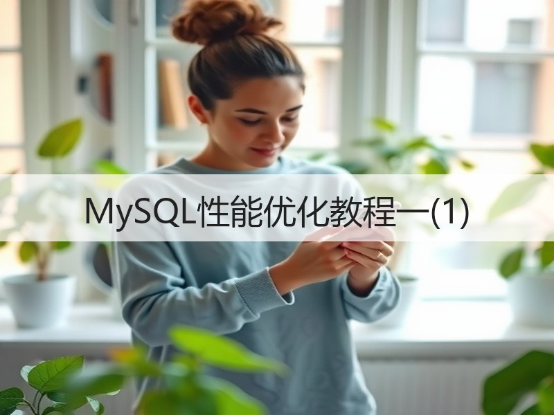 MySQL性能优化教程一(1)