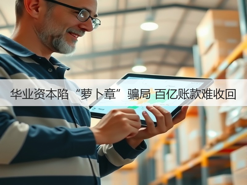 华业资本陷“萝卜章”骗局 百亿账款难收回