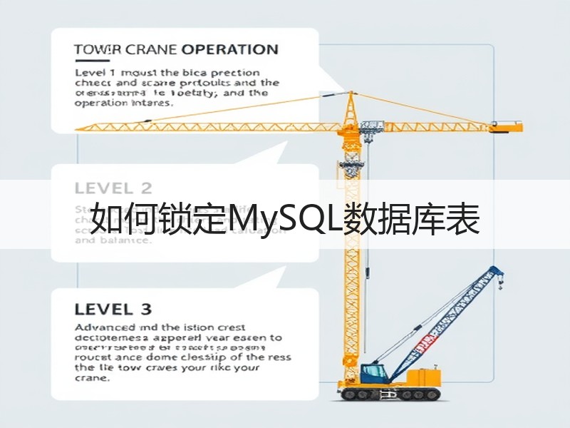 如何锁定MySQL数据库表