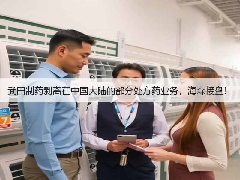 武田制药剥离在中国大陆的部分处方药业务，海森接盘！