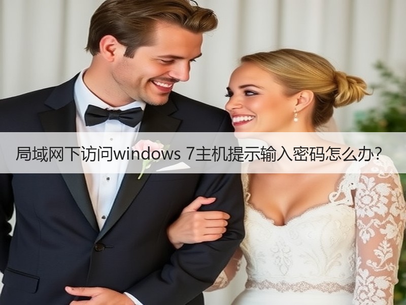 局域网下访问windows 7主机提示输入密码怎么办？