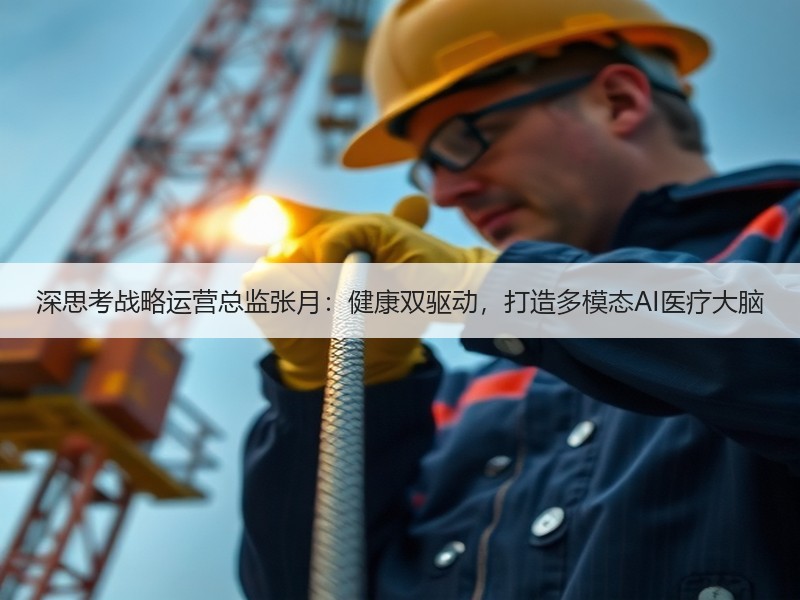 深思考战略运营总监张月：健康双驱动，打造多模态AI医疗大脑